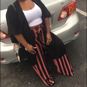 Striped Palazzo Pants